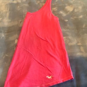 Hollister Womens Tank Top Scoop Neck Size Medium Pink